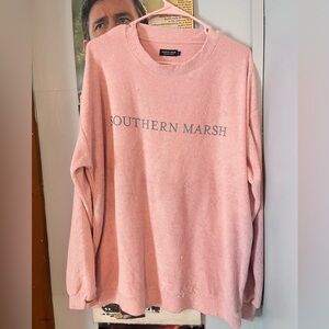 Women’s light pink southern marsh sweatshirt